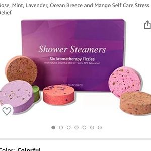 Aromatherapy shower steamers